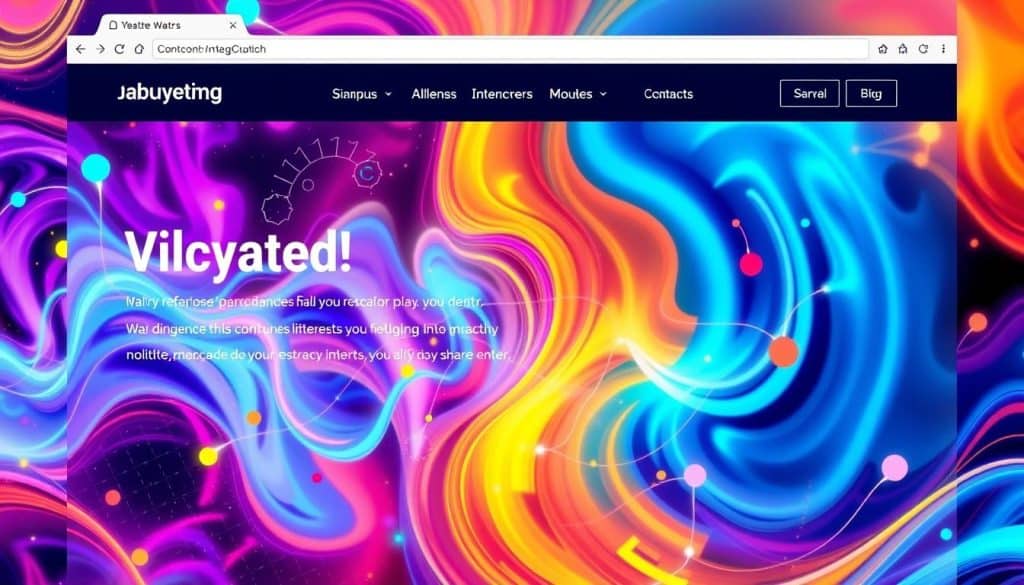 A dynamic web page with interactive elements powered by JavaScript