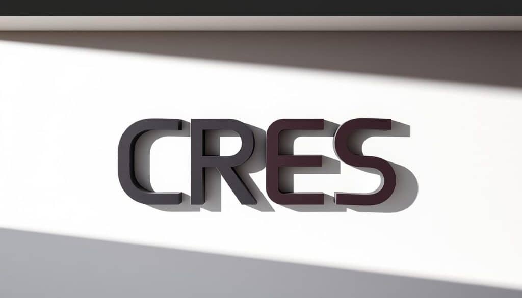 A striking logo design against a sleek, minimalist backdrop. In the foreground, the bold, geometric letters "CRES" stand out, their clean lines and sharp angles conveying a sense of strength and professionalism. The logo is rendered in a sophisticated color palette, perhaps a deep, rich burgundy or a cool, metallic gray, creating an air of understated elegance. The middle ground features a subtle, textured pattern or gradient, adding depth and visual interest without distracting from the central design. The background is a simple, neutral tone, allowing the logo to take center stage and emphasize its strategic importance. Lighting is gentle and directional, casting soft shadows and highlights that accentuate the logo's dimensional quality. The overall impression is one of confidence, authority, and the vital role a well-crafted logo plays in establishing a business's identity and brand. A striking logo design against a sleek, minimalist backdrop. In the foreground, the bold, geometric letters "CRES" stand out, their clean lines and sharp angles conveying a sense of strength and professionalism. The logo is rendered in a sophisticated color palette, perhaps a deep, rich burgundy or a cool, metallic gray, creating an air of understated elegance. The middle ground features a subtle, textured pattern or gradient, adding depth and visual interest without distracting from the central design. The background is a simple, neutral tone, allowing the logo to take center stage and emphasize its strategic importance. Lighting is gentle and directional, casting soft shadows and highlights that accentuate the logo's dimensional quality. The overall impression is one of confidence, authority, and the vital role a well-crafted logo plays in establishing a business's identity and brand.