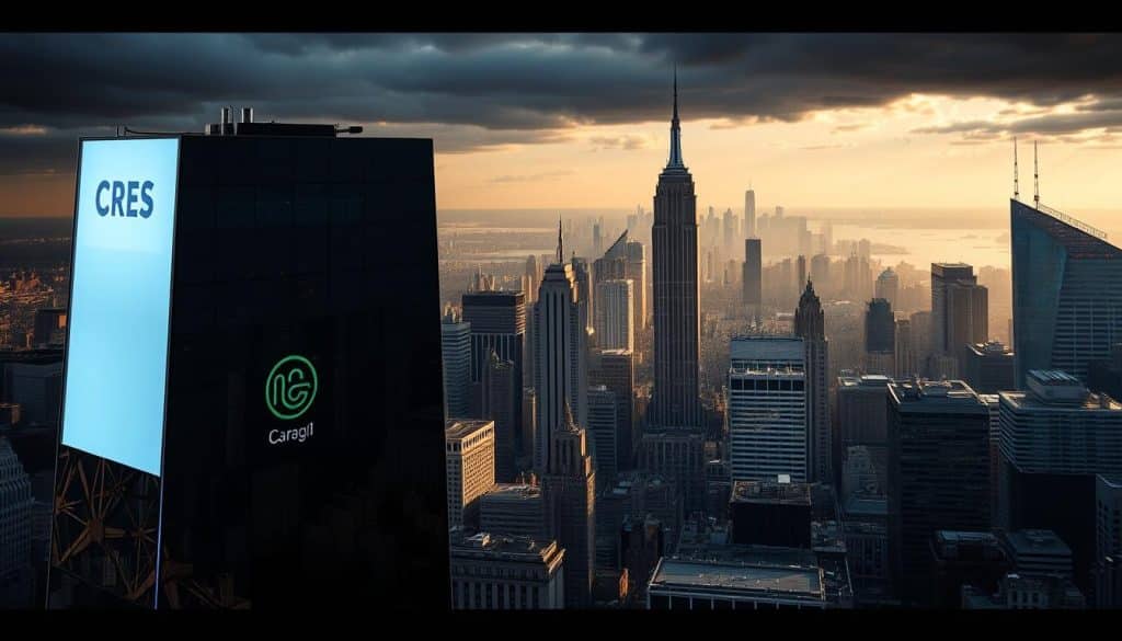 A towering digital landscape with a striking contrast between two distinct web application platforms. In the foreground, a sleek and modern CRES web application interface, its clean lines and vibrant colors commanding attention. In the middle ground, a traditional software solution appears clunky and outdated, surrounded by scattered files and cluttered windows. The background showcases a bustling city skyline, symbolizing the dynamic and ever-evolving world of digital business. Dramatic lighting casts long shadows, creating a sense of depth and drama. The overall atmosphere exudes a sense of progress, innovation, and the strategic advantages of embracing web-based solutions for business growth.