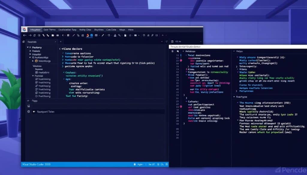 An image of Visual Studio Code editor interface