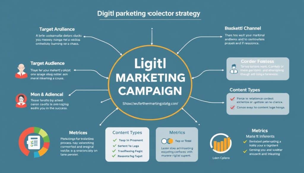 Create a digital marketing campaign strategy image