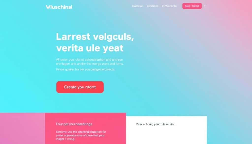 Create an image of a well-designed landing page with a prominent CTA button.
