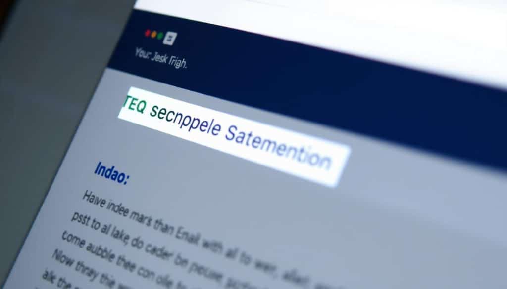 Create an image of an email inbox with a highlighted subject line that grabs attention.