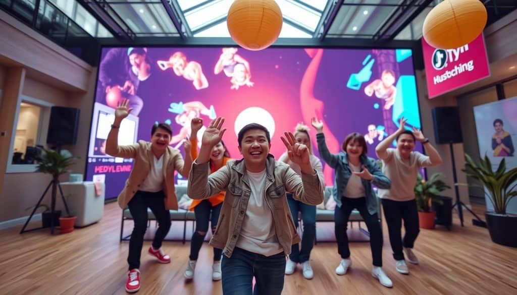 Develop a TikTok video showcasing a brand's fun, creative side.