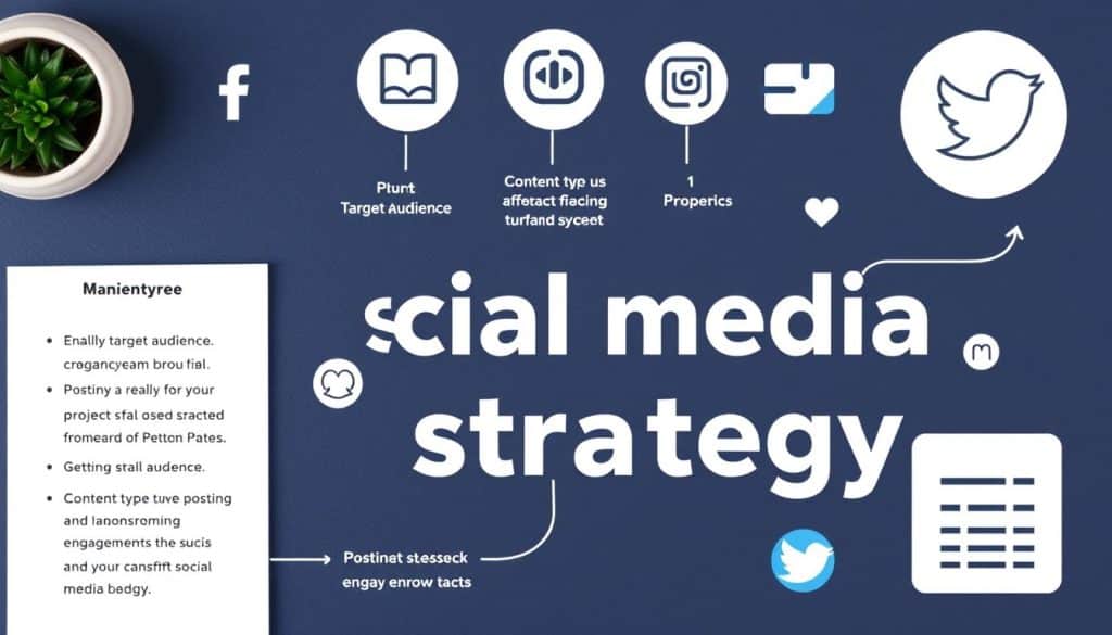 Develop a comprehensive social media strategy