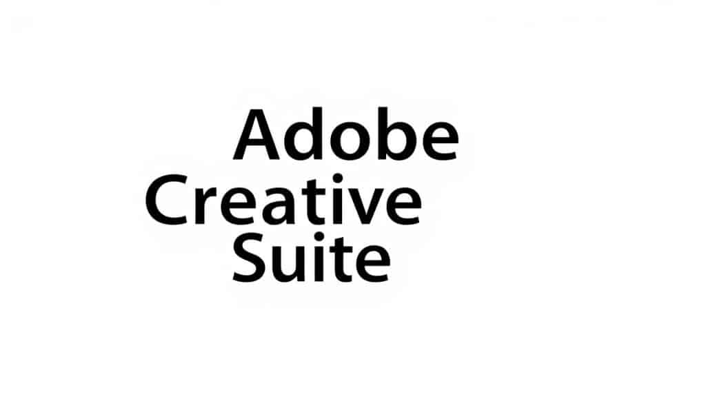 Generate an image of Adobe Creative Suite logo