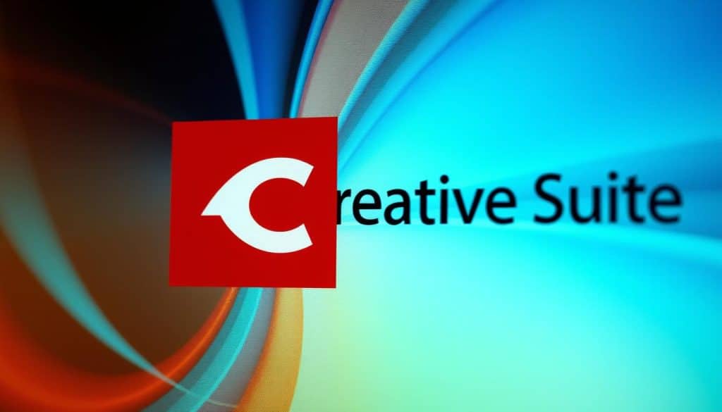 Generate an image of Adobe Creative Suite logo