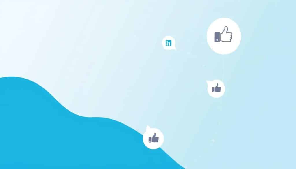 Generate an image of a LinkedIn sponsored content post targeting professionals in a specific industry, with engagement metrics such as likes and comments.