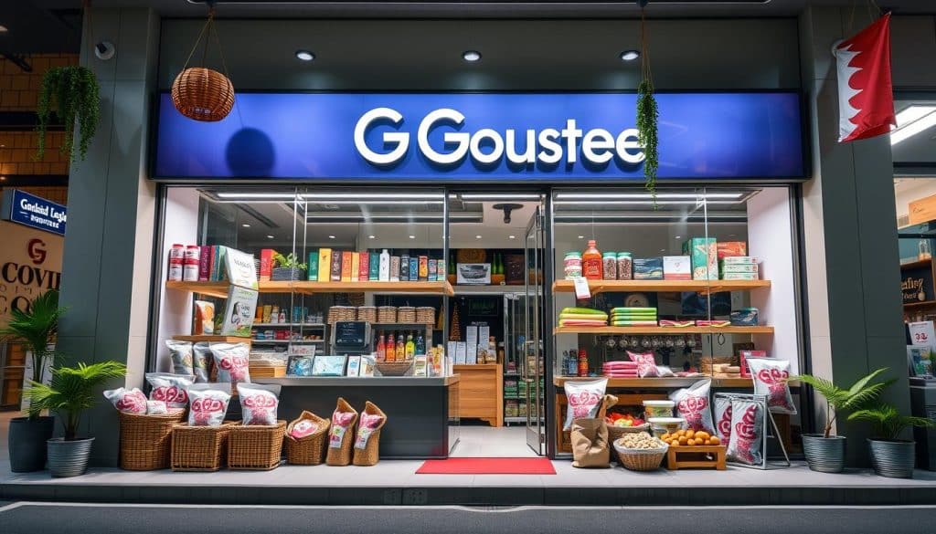Generate an image of a Qatar-based business showcasing their products and services on a Google Business Profile.
