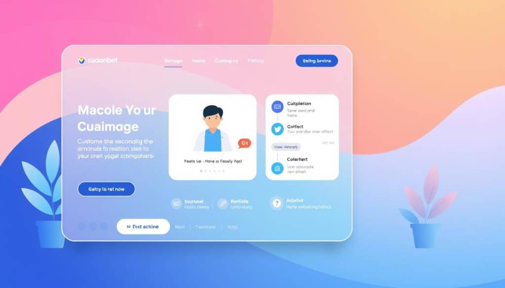 Generate an image of a customer service web app interface for a Qatari company