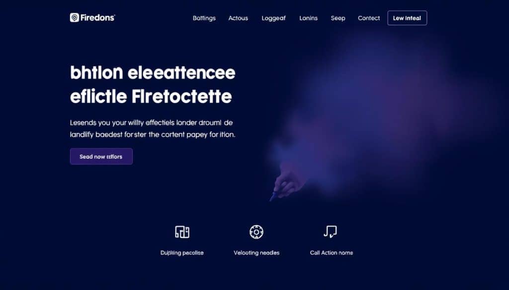 Generate an image of a high-converting landing page