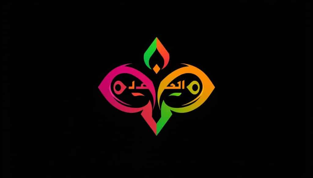Generate an image of a modern, professionally designed logo for a Qatari business, showcasing a unique blend of traditional and contemporary elements.