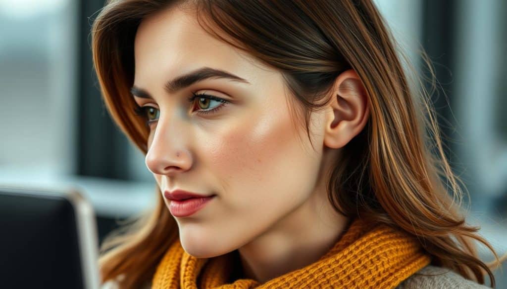 Generate an image of a person using our Email AI Writer tool to craft a professional email.