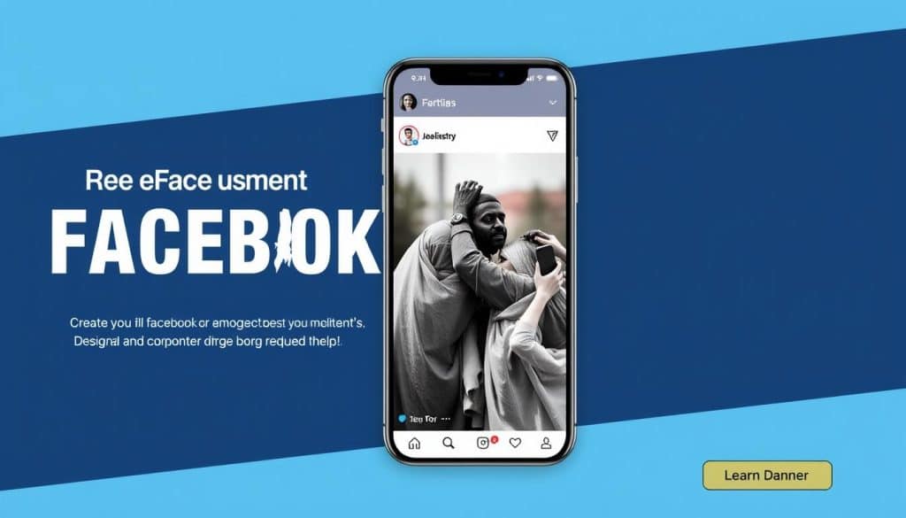 Generate an image of a social media ad on Facebook or Instagram Generate an image of a social media ad on Facebook or Instagram