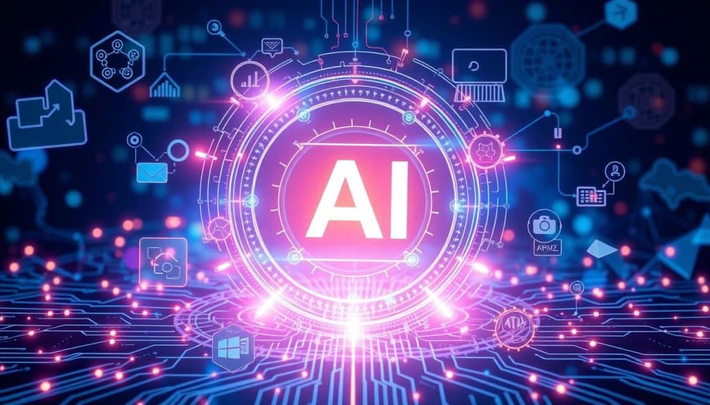 Generate an image representing AI-powered digital advertising tools