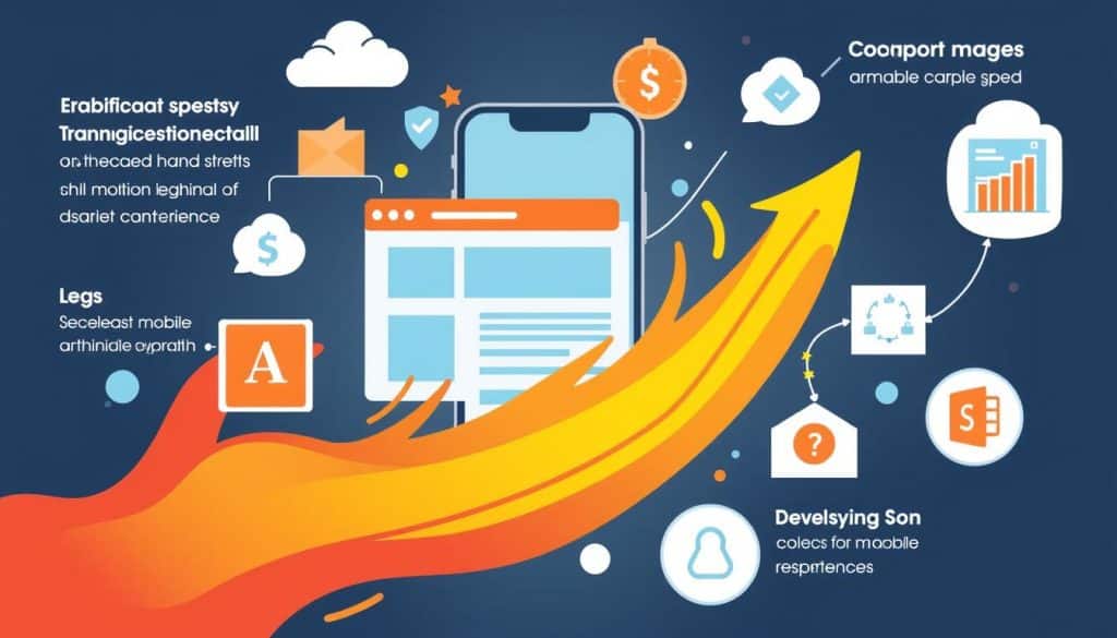 Generate an image representing Accelerated Mobile Pages (AMP) implementation