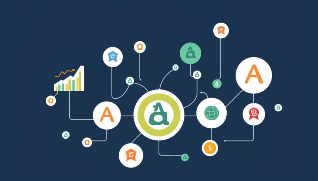 Generate an image representing Ahrefs' backlink analysis feature.