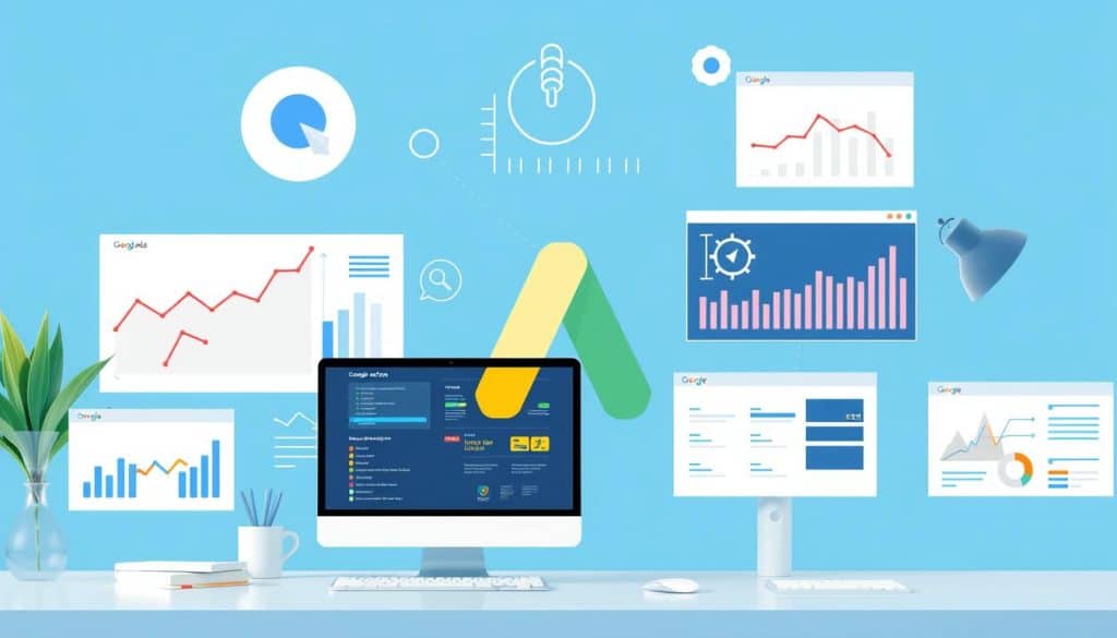 Generate an image representing Google Ads management services