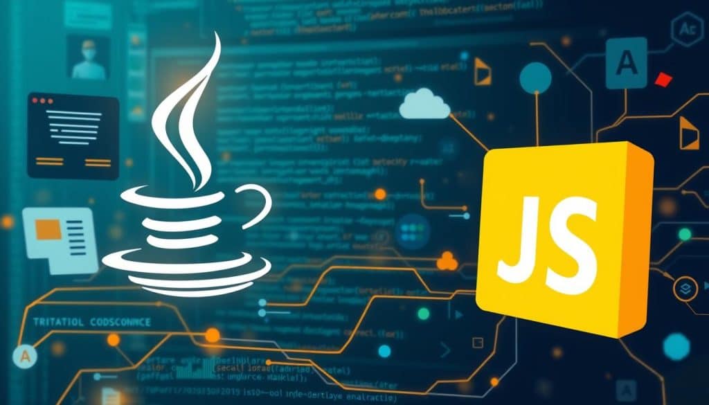 Generate an image representing JavaScript's role in web development