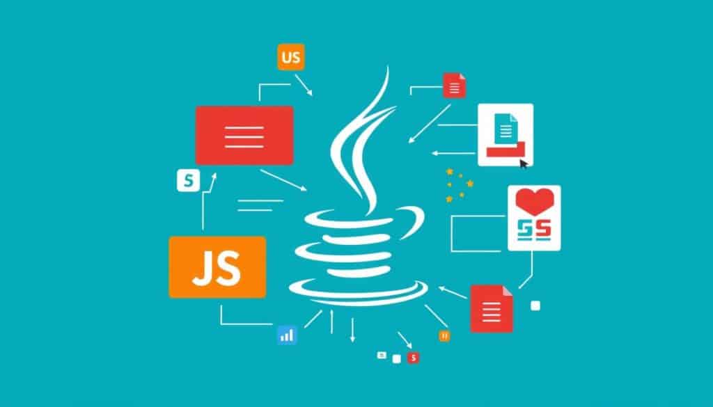 Generate an image representing JavaScript's role in web development
