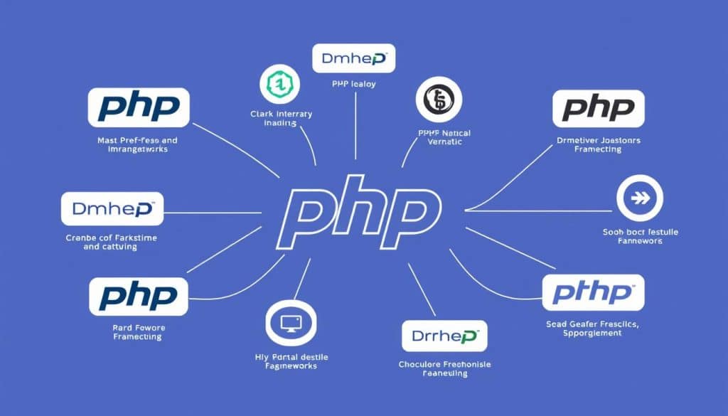 Generate an image representing PHP frameworks