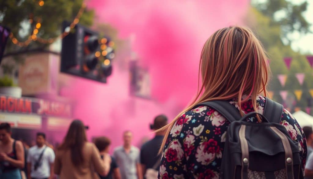 Generate an image representing Tumblr's unique blend of creativity and niche community engagement.