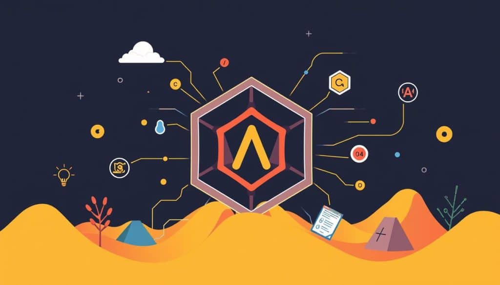 Generate an image representing WebAssembly for frontend developers