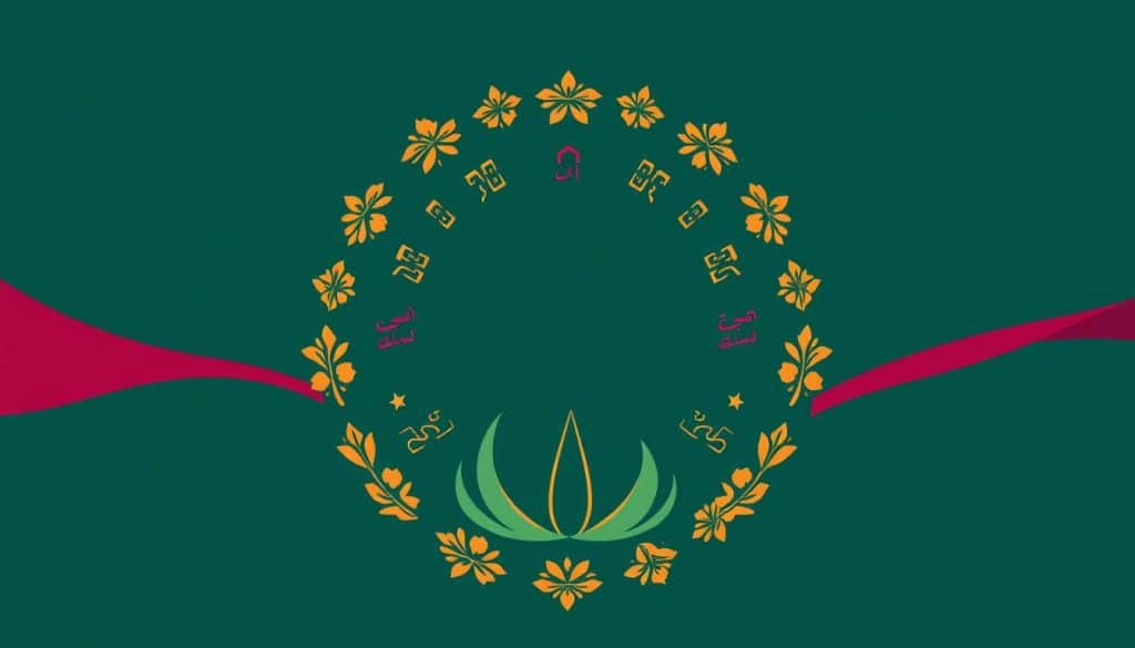Generate an image representing a strong brand identity in Qatar through graphic design.
