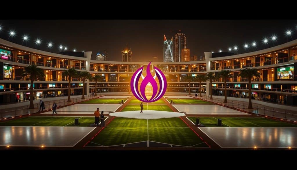 Generate an image representing a strong brand identity in Qatar's competitive market.