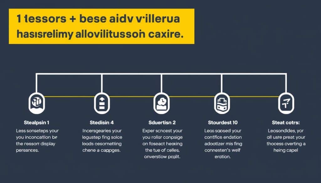 Generate an image representing a well-structured display advertising implementation process