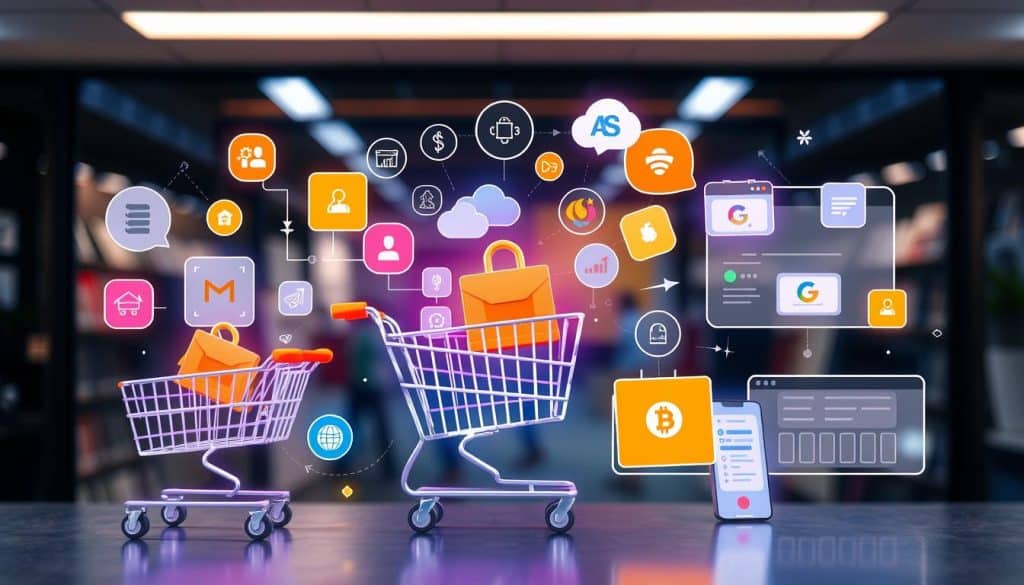 Generate an image representing eCommerce solutions.