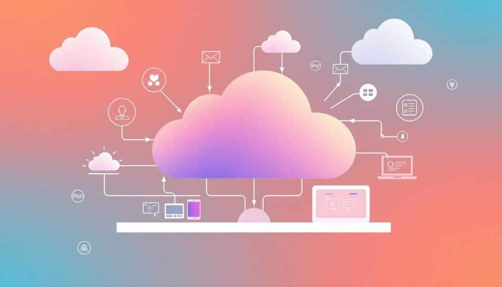 Generate an image representing scalable web solutions