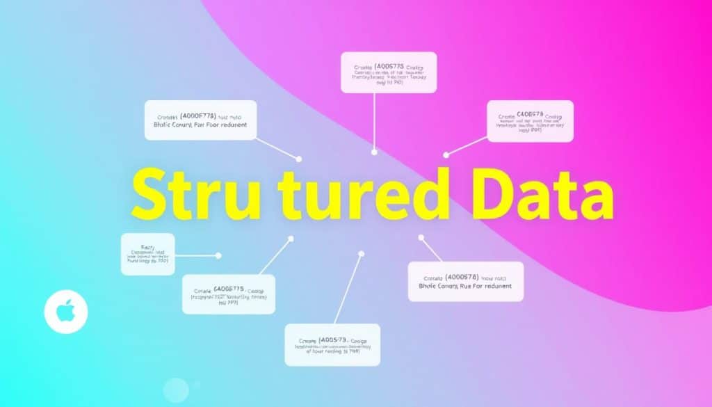 Generate an image representing structured data for mobile SEO