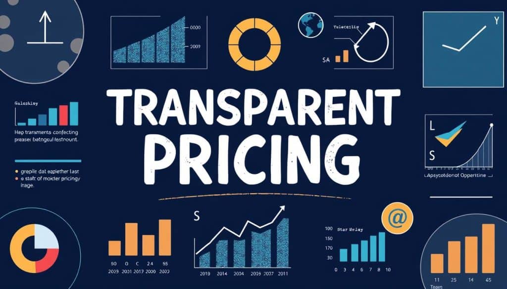 Generate an image representing transparent pricing