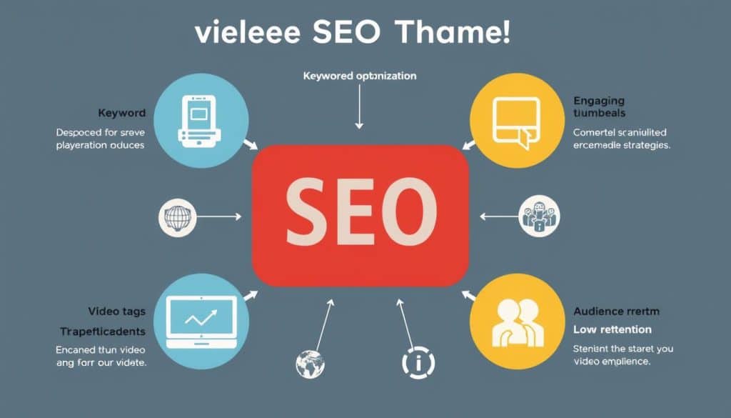 Generate an image representing video SEO techniques