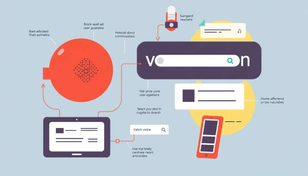 Generate an image representing voice search optimization strategies