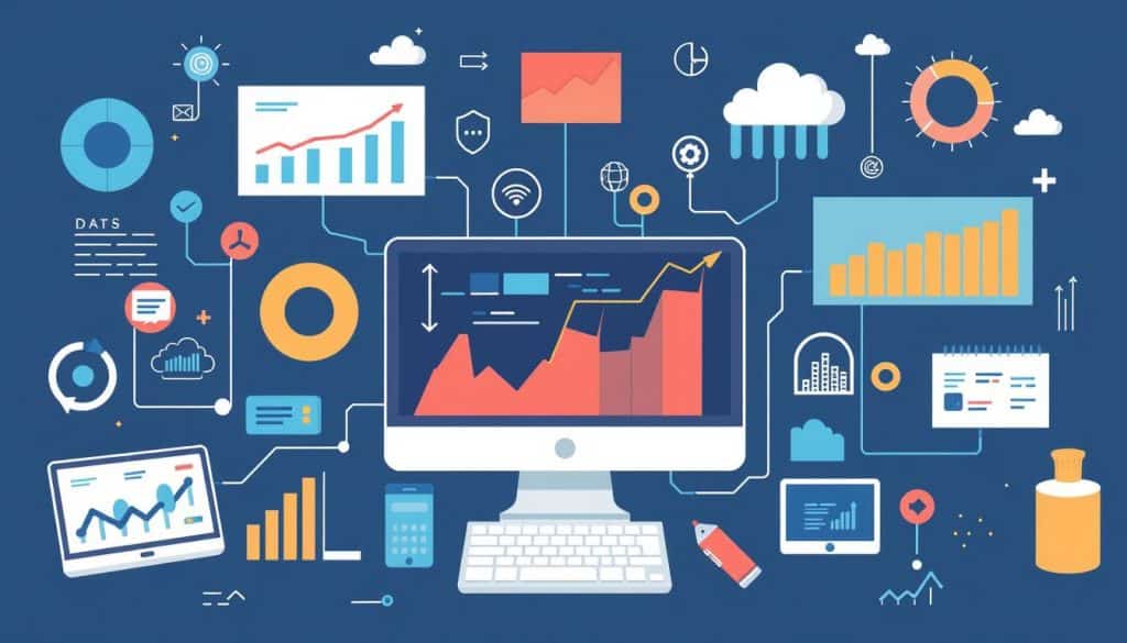 Generate an image representing website analytics services