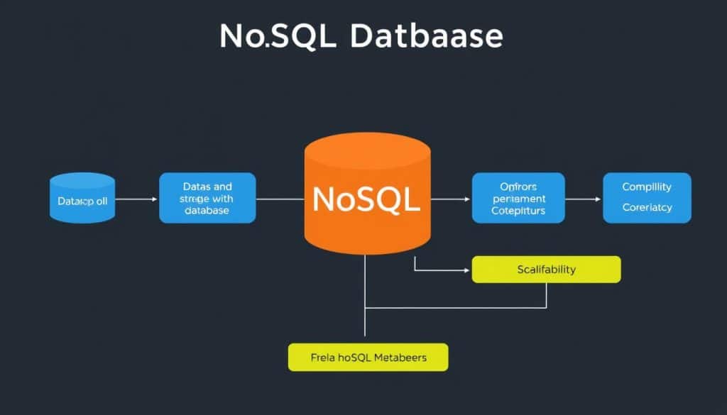 Generate an image showing the architecture of a NoSQL database