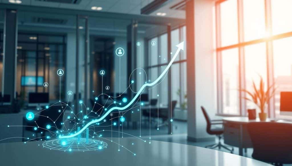 Generate image: Financial services company in Qatar building a strong online presence through link building