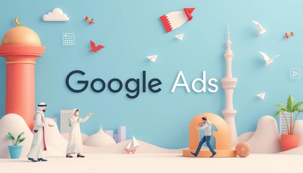 Generate image related to Google Ads Qatar