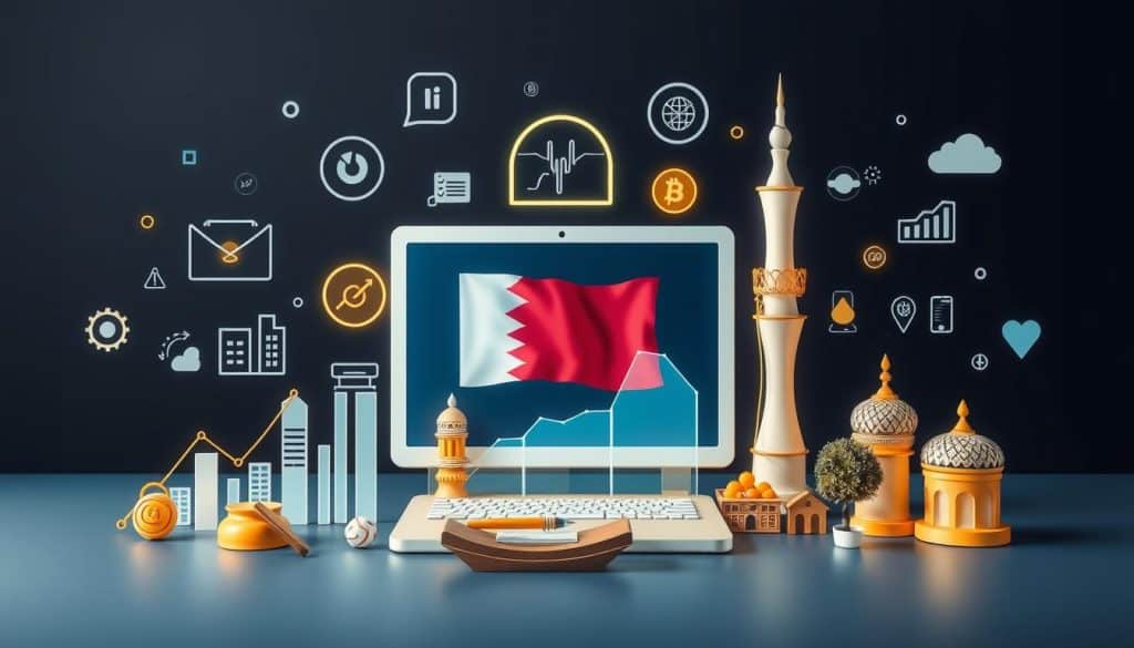 Generate image related to PPC advertising services in Qatar