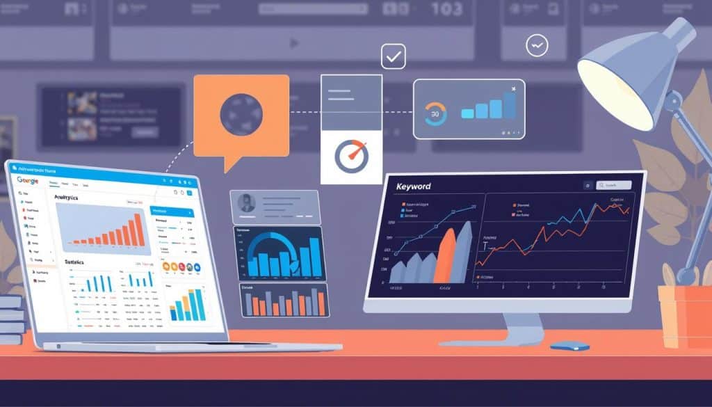 Generate image related to advanced keyword research tools