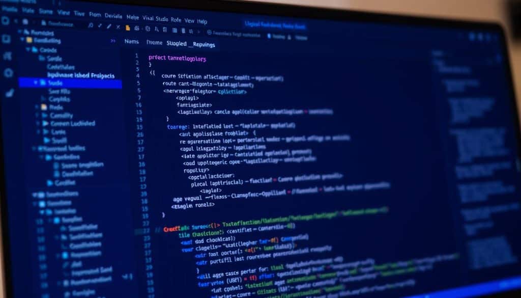 Image of Visual Studio Code interface on a developer's screen