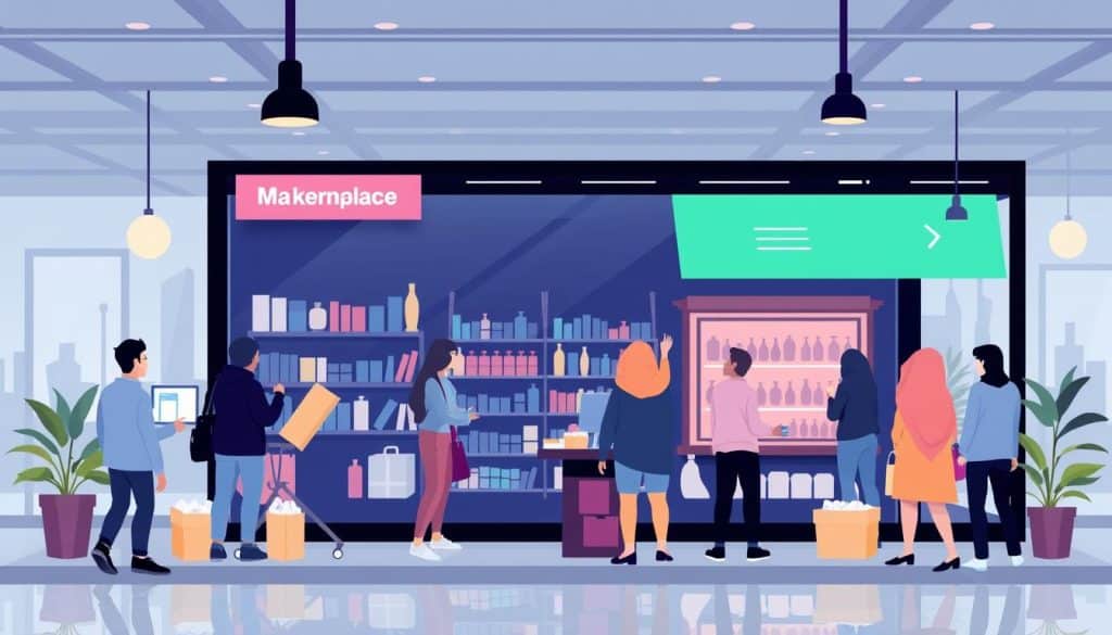 Image of a Qatari e-commerce marketplace