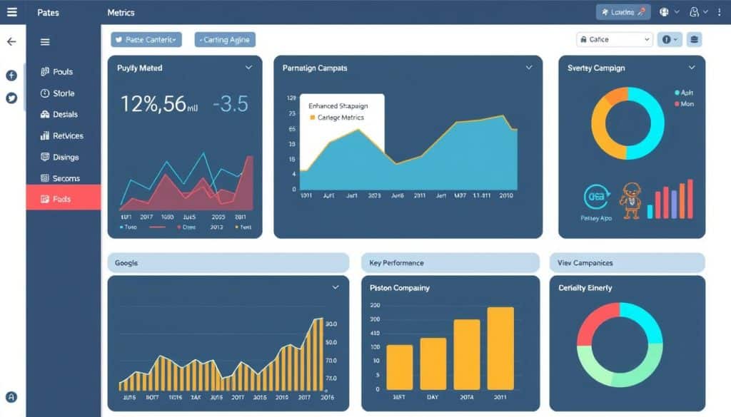 Image of a dashboard showing improved campaign performance