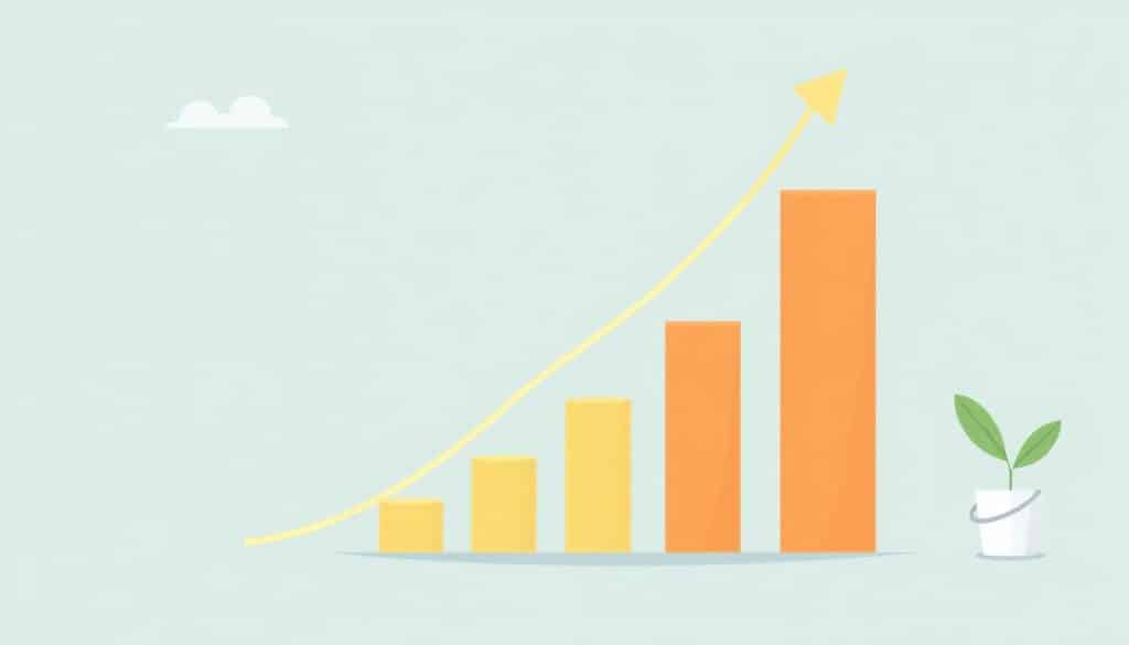 Image of a graph showing increased ROI through strategic budget allocation