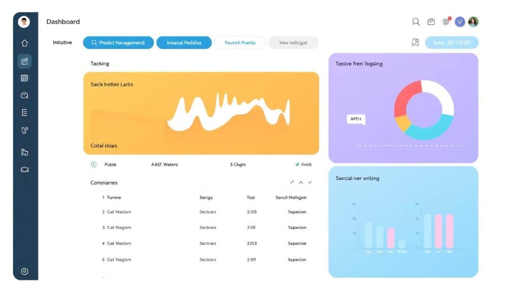 Image of a simple, intuitive dashboard for white label social media management services