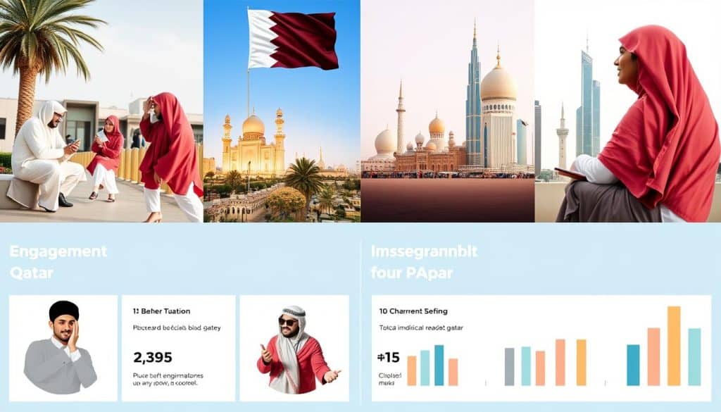 Image of a successful social media campaign in Qatar