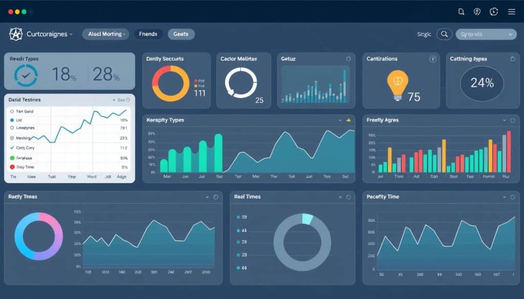 Image of a web application security testing dashboard
