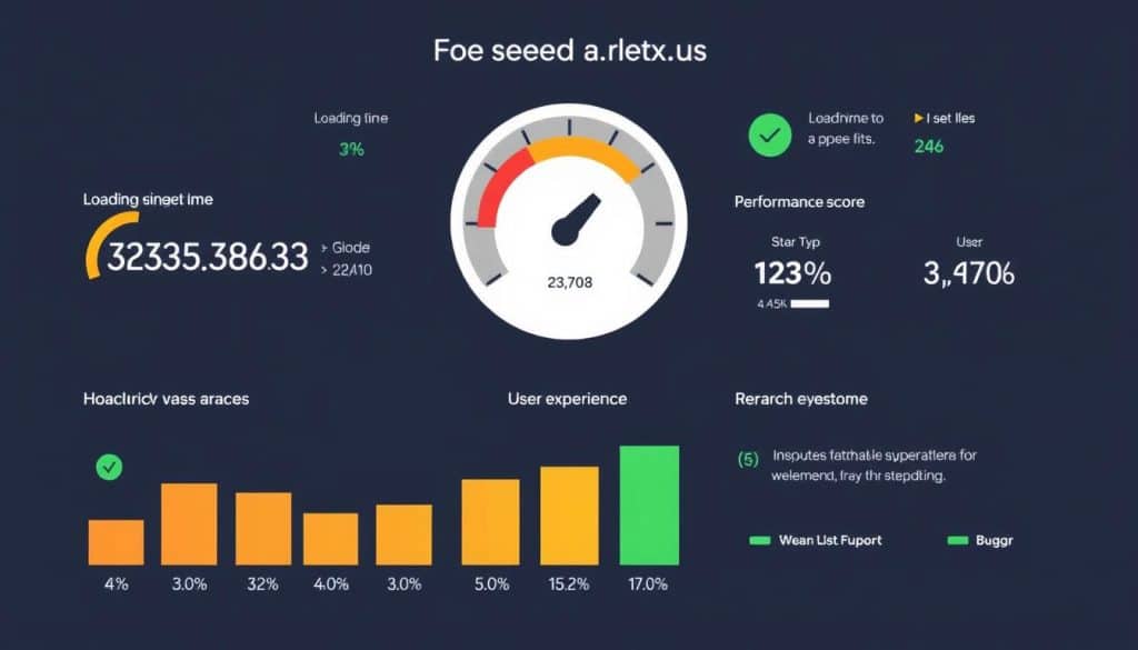 Image of a website speed test result